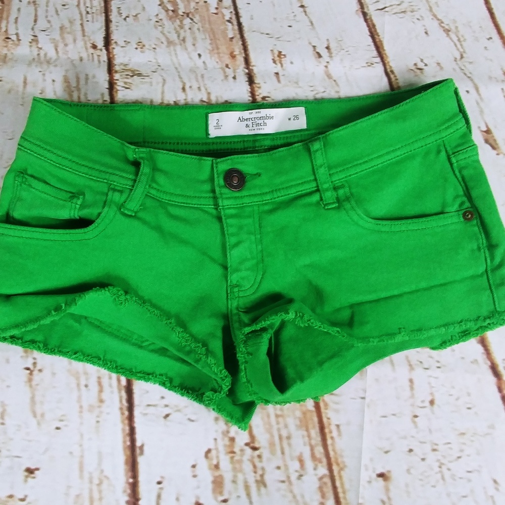 Abercrombie & Fitch Cutoff Jean Shorts